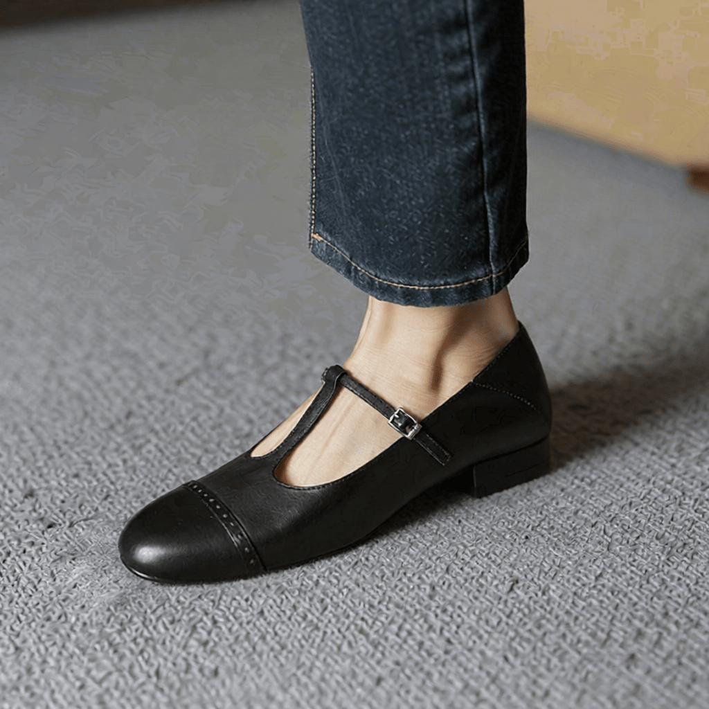 Graneth Women's Genuine Leather Flats - Stylish, Comfortable Everyday Footwear