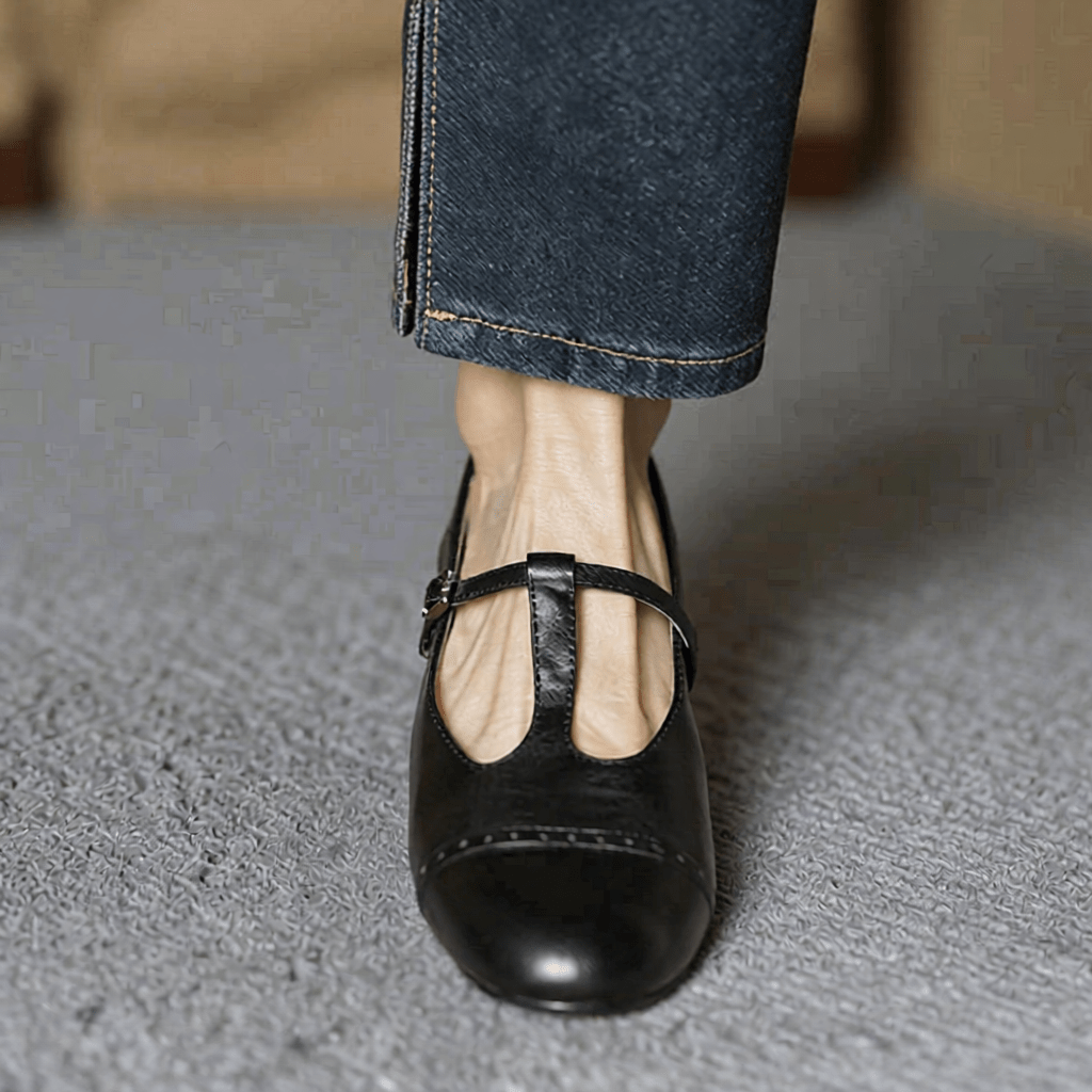 Graneth Women's Genuine Leather Flats - Stylish, Comfortable Everyday Footwear