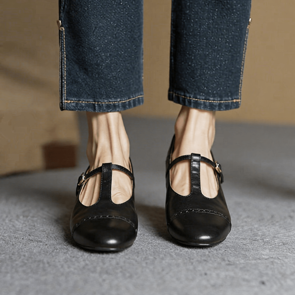 Graneth Women's Genuine Leather Flats - Stylish, Comfortable Everyday Footwear