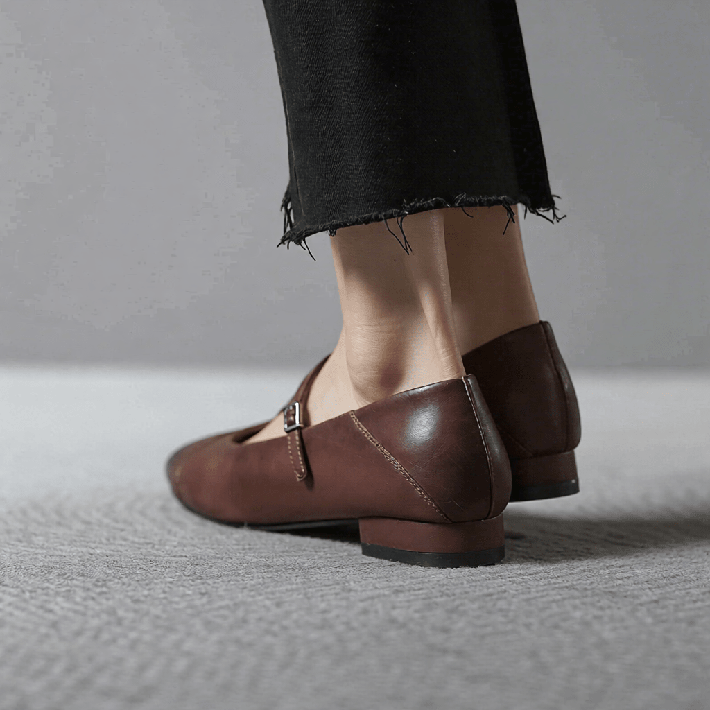 Graneth Women's Genuine Leather Flats - Stylish, Comfortable Everyday Footwear