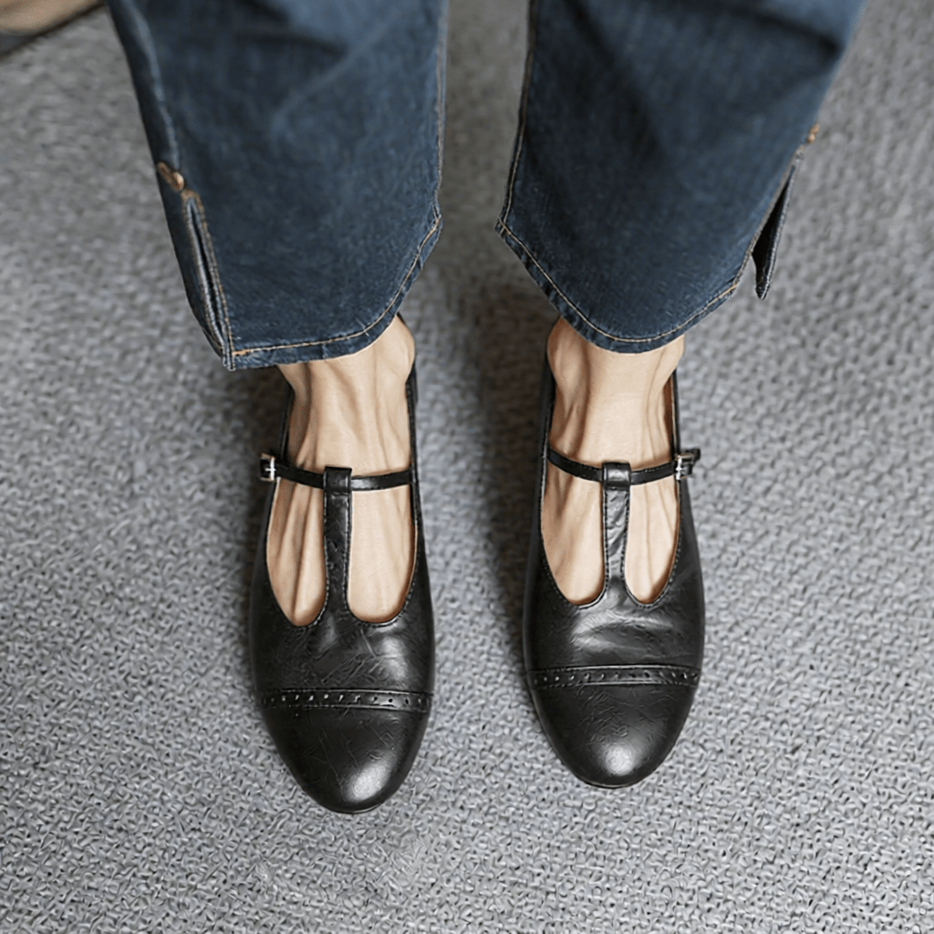 Graneth Women's Genuine Leather Flats - Stylish, Comfortable Everyday Footwear