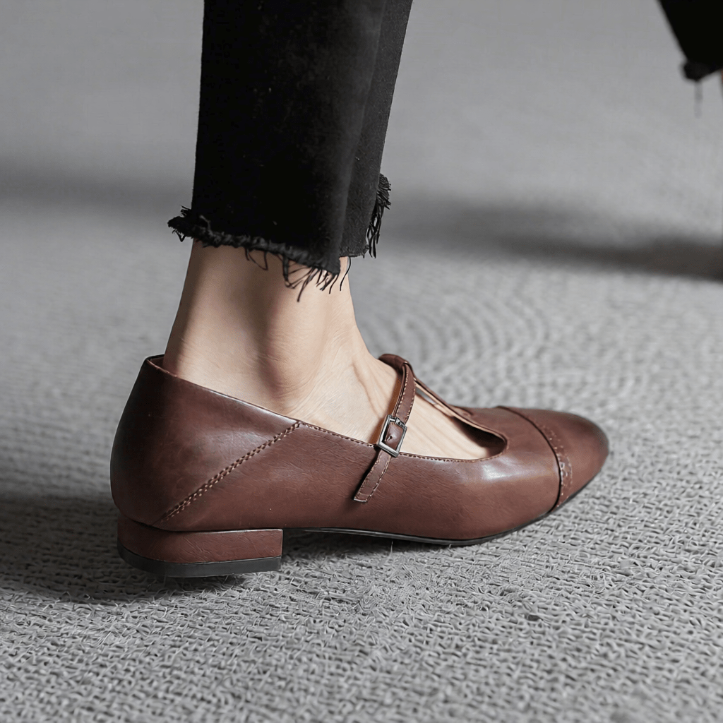 Graneth Women's Genuine Leather Flats - Stylish, Comfortable Everyday Footwear