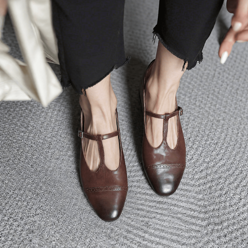 Graneth Women's Genuine Leather Flats - Stylish, Comfortable Everyday Footwear