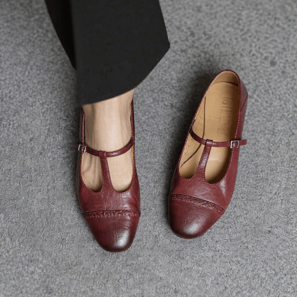 Graneth Women's Genuine Leather Flats - Stylish, Comfortable Everyday Footwear