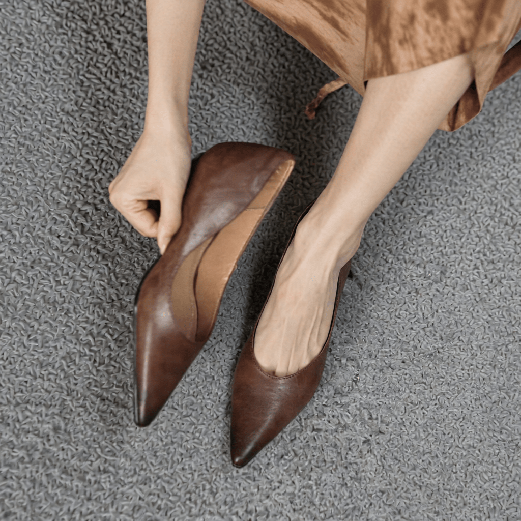 Irella Women's Genuine Leather Flat Shoes - Comfortable & Stylish Everyday Footwear