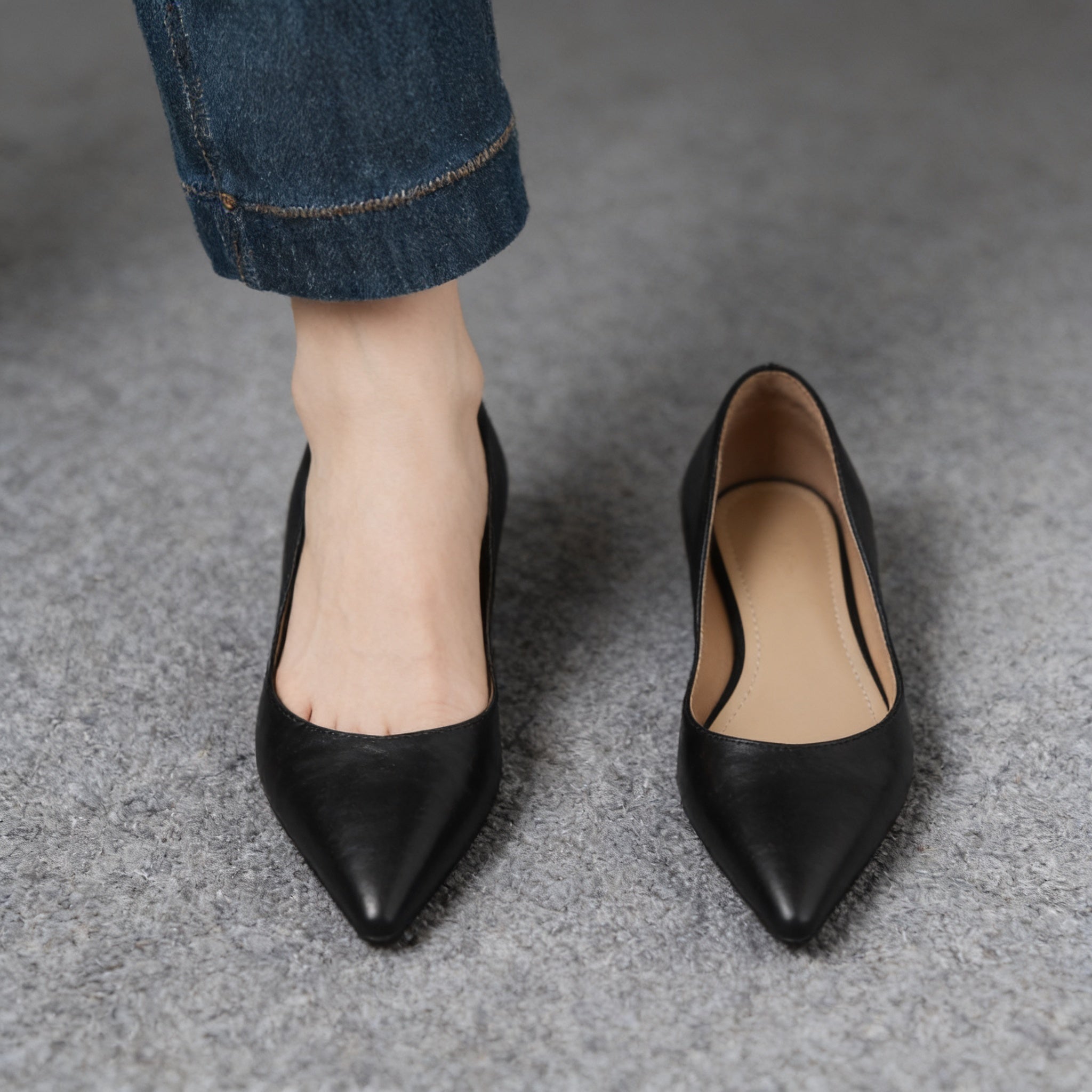 Irella Women's Genuine Leather Flat Shoes - Comfortable & Stylish Everyday Footwear