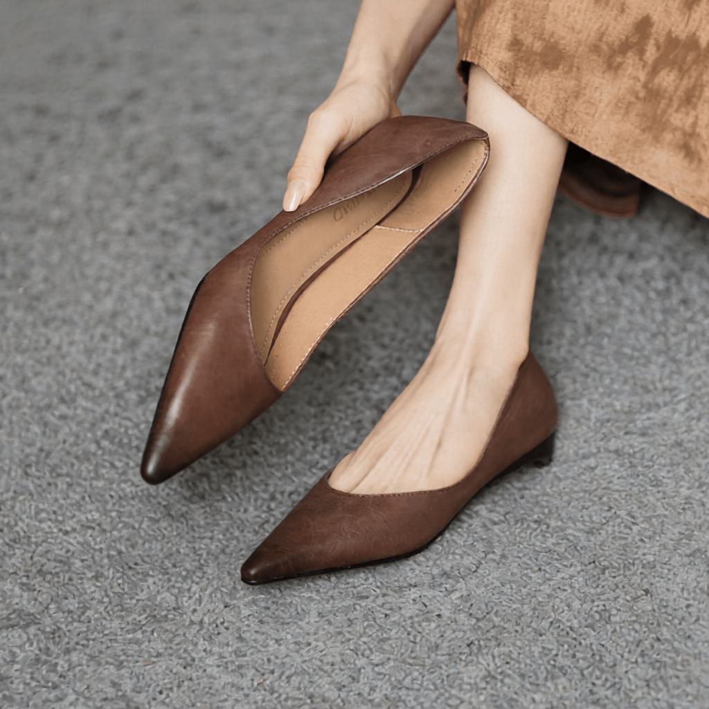 Irella Women's Genuine Leather Flat Shoes - Comfortable & Stylish Everyday Footwear