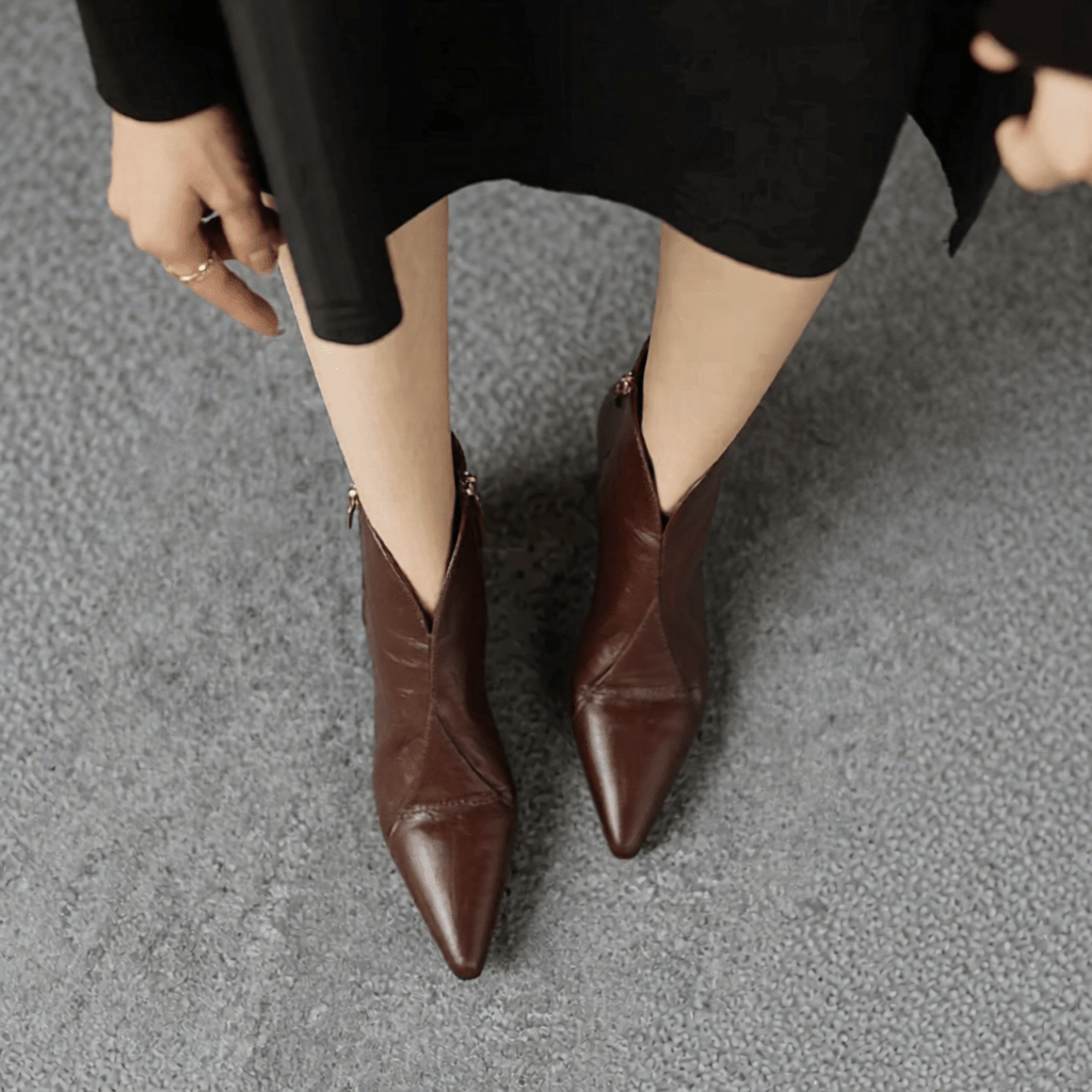 Leather Boots for Womens - Durable, Waterproof, Lightweight Footwear for Outdoor Adventures