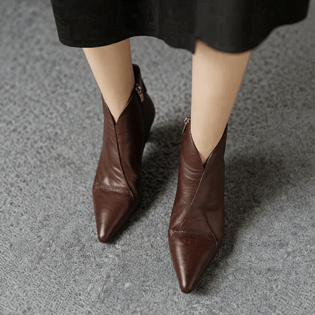 Leather Boots for Womens - Durable, Waterproof, Lightweight Footwear for Outdoor Adventures