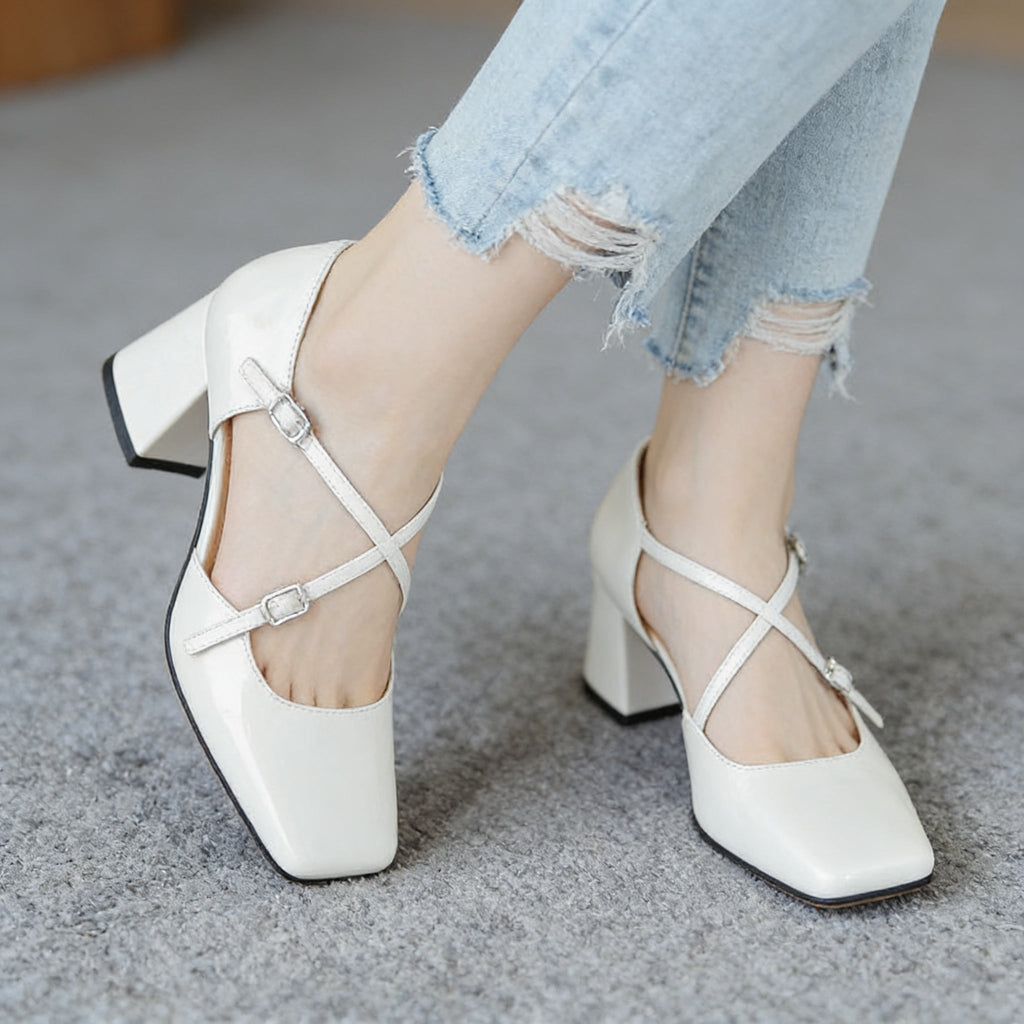 Lilian Premium Genuine Leather High Heels for Women - Stylish & Comfortable Footwear