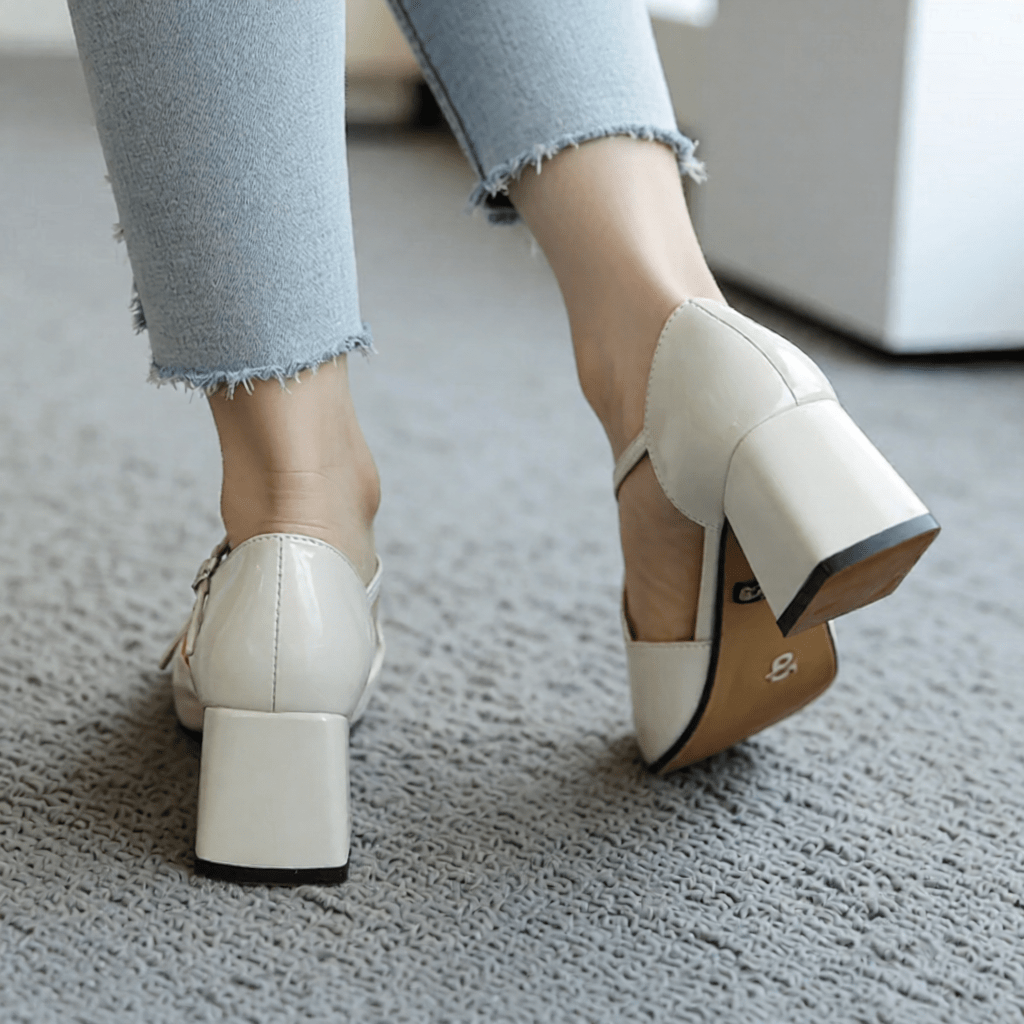 Lilian Premium Genuine Leather High Heels for Women - Stylish & Comfortable Footwear