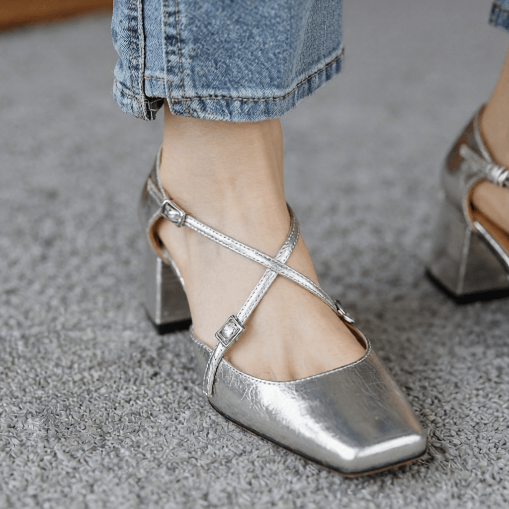 Lilian Premium Genuine Leather High Heels for Women - Stylish & Comfortable Footwear