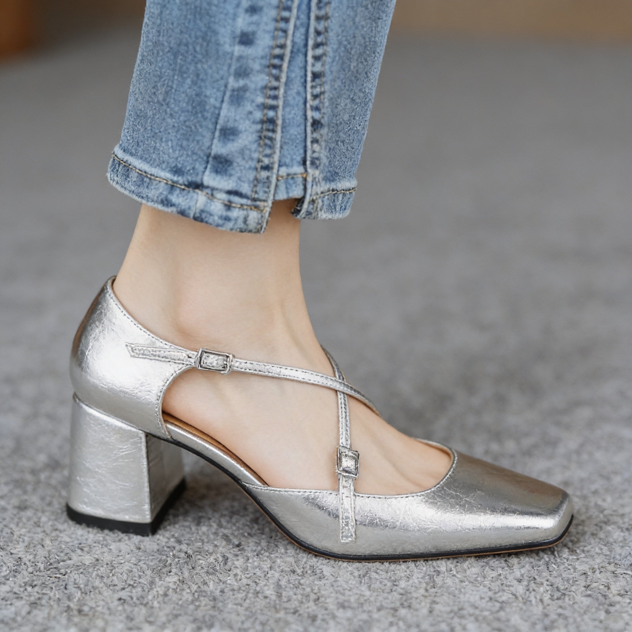 Lilian Premium Genuine Leather High Heels for Women - Stylish & Comfortable Footwear