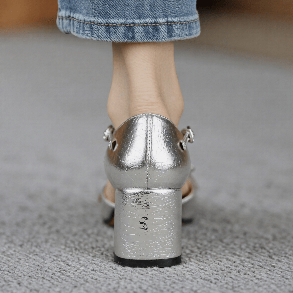 Lilian Premium Genuine Leather High Heels for Women - Stylish & Comfortable Footwear