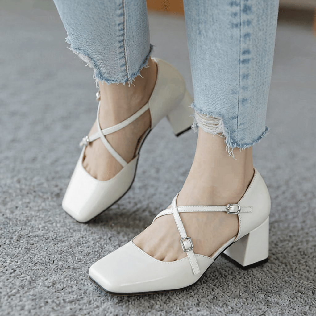 Lilian Premium Genuine Leather High Heels for Women - Stylish & Comfortable Footwear