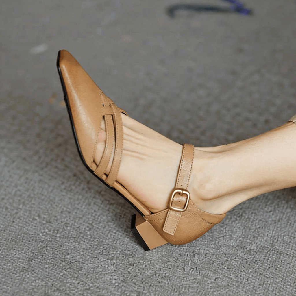 Marisol Premium Genuine Leather High Heels for Women - Stylish & Comfortable Footwear