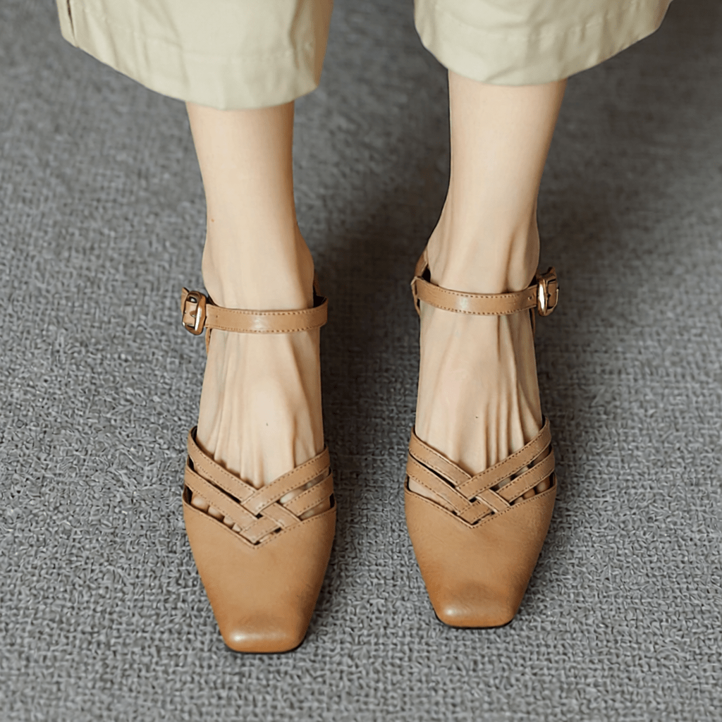 Marisol Premium Genuine Leather High Heels for Women - Stylish & Comfortable Footwear