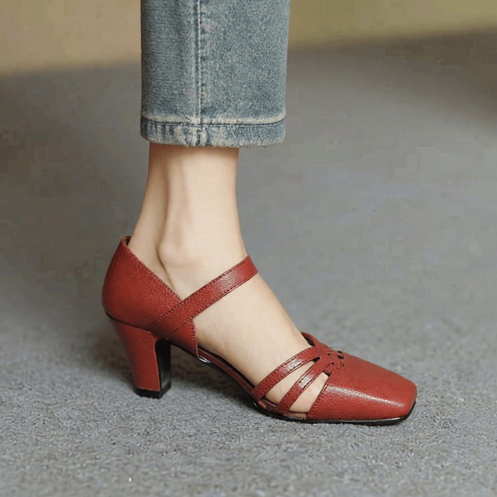 Marisol Premium Genuine Leather High Heels for Women - Stylish & Comfortable Footwear