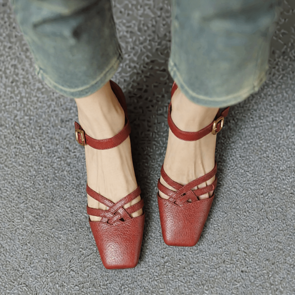 Marisol Premium Genuine Leather High Heels for Women - Stylish & Comfortable Footwear