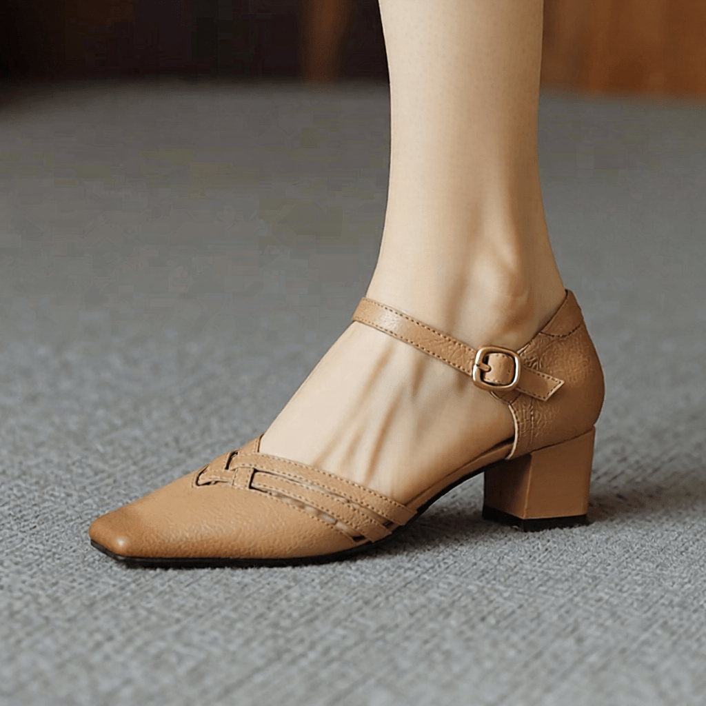 Marisol Premium Genuine Leather High Heels for Women - Stylish & Comfortable Footwear