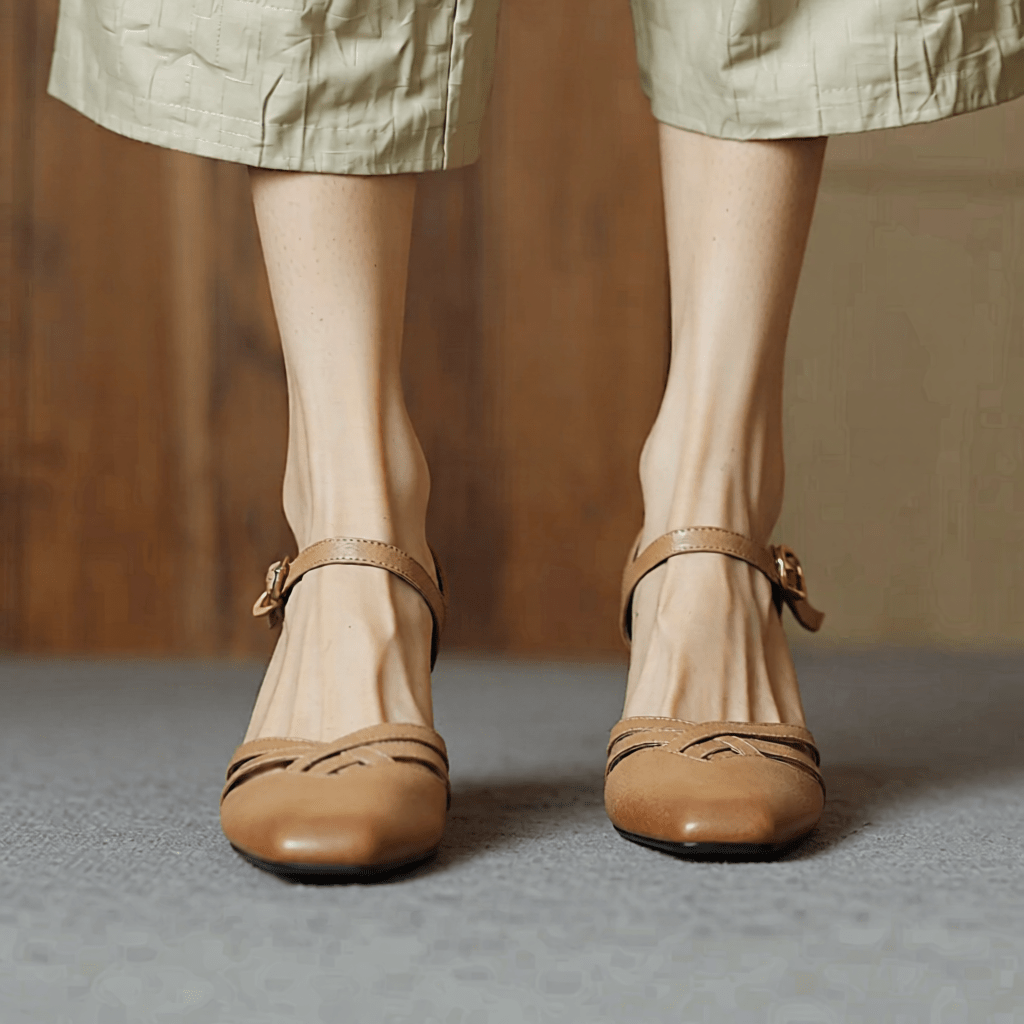 Marisol Premium Genuine Leather High Heels for Women - Stylish & Comfortable Footwear