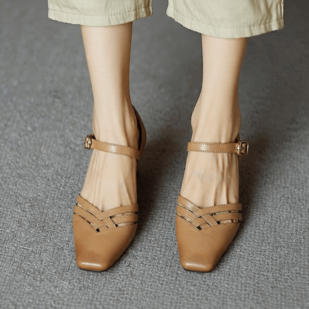 Marisol Premium Genuine Leather High Heels for Women - Stylish & Comfortable Footwear