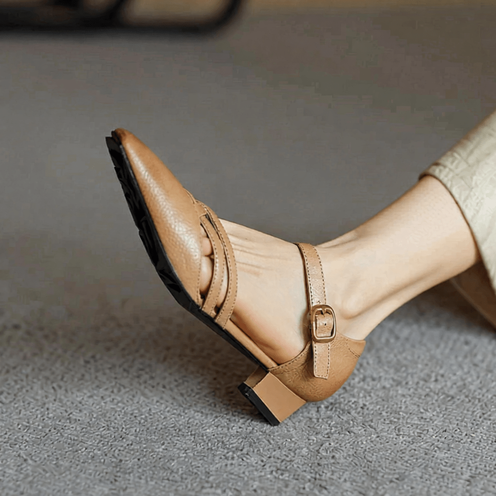 Marisol Premium Genuine Leather High Heels for Women - Stylish & Comfortable Footwear