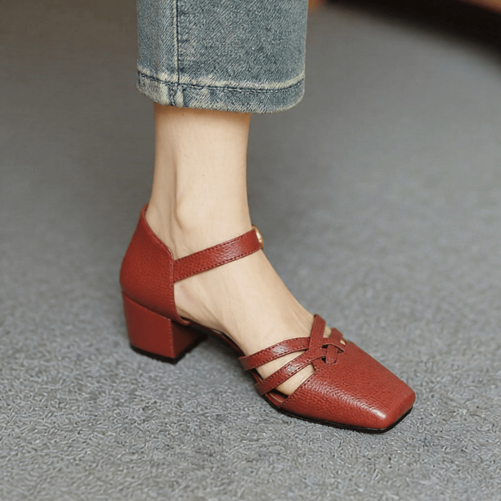 Marisol Premium Genuine Leather High Heels for Women - Stylish & Comfortable Footwear