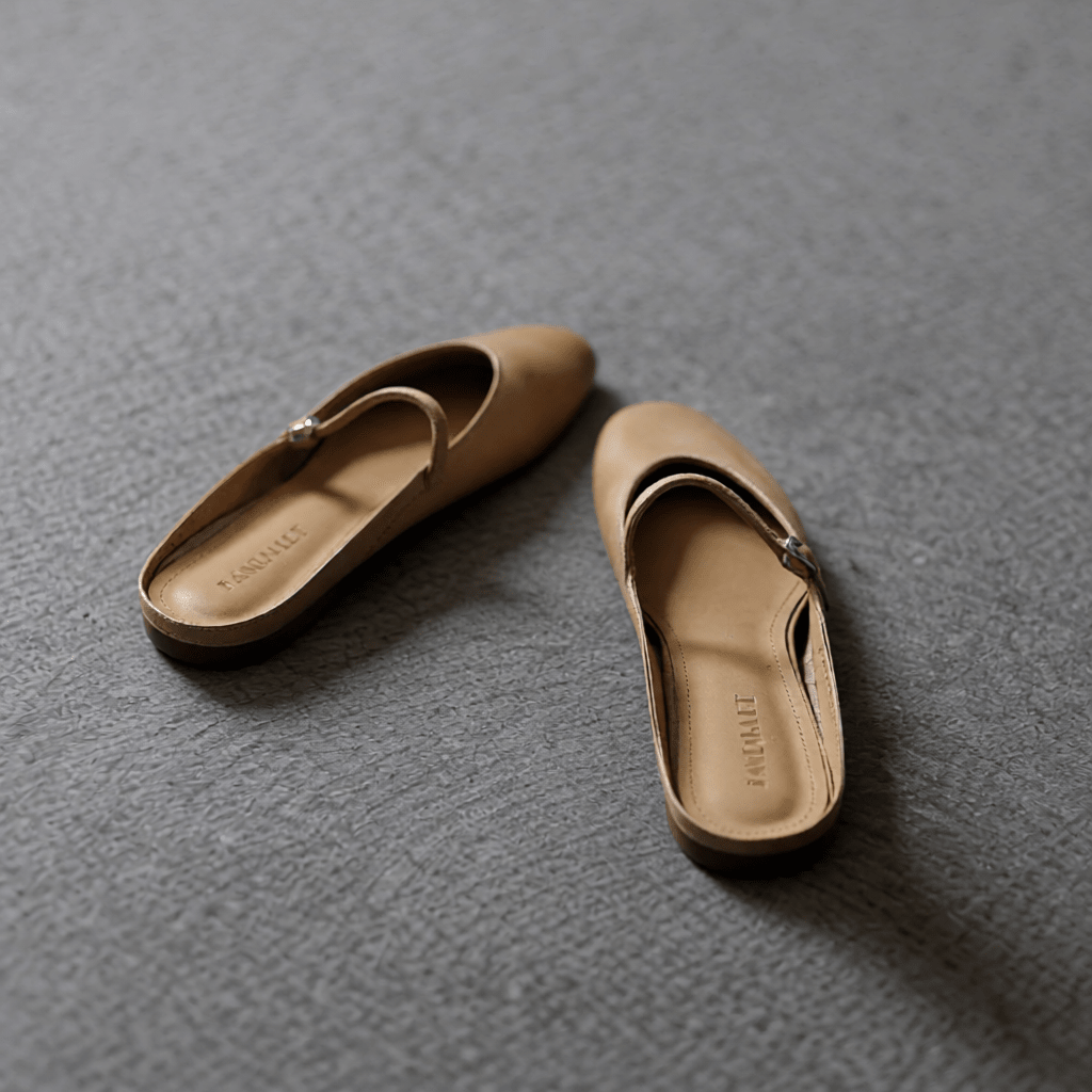 Merisa Authentic Leather Mules for Women - Stylish Slip - On Footwear