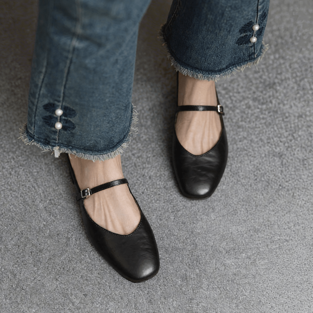 Merisa Authentic Leather Mules for Women - Stylish Slip - On Footwear
