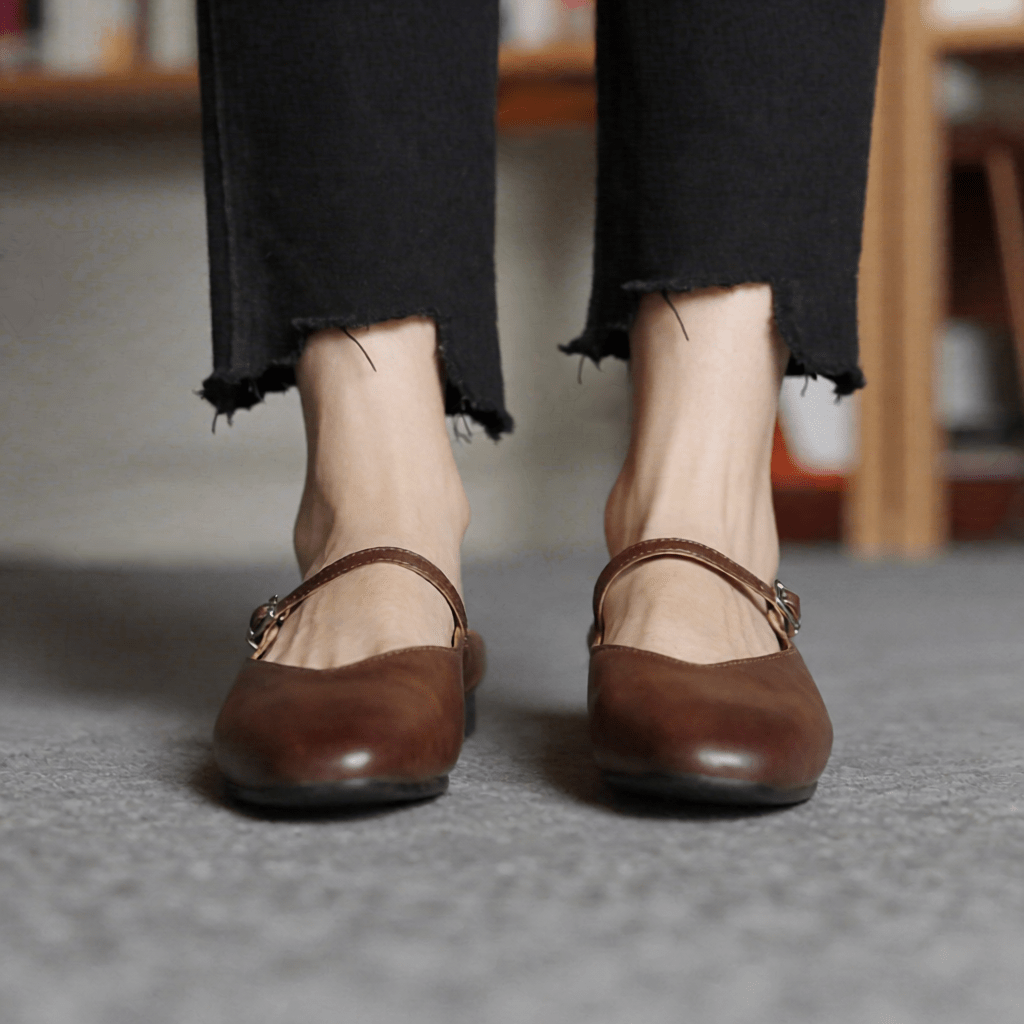 Merisa Authentic Leather Mules for Women - Stylish Slip - On Footwear