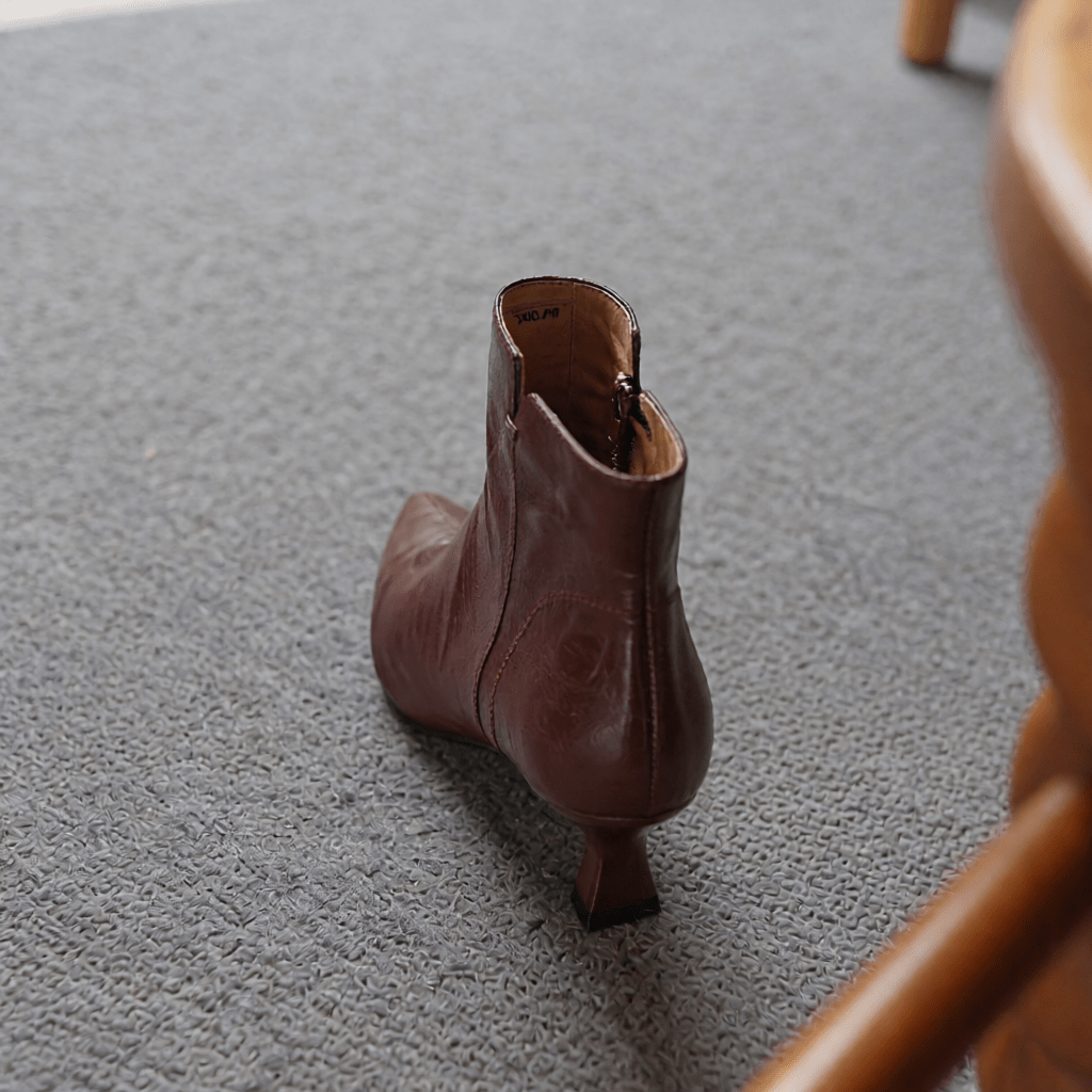 Premium Klyra Genuine Leather Ankle Boots for Women - Stylish & Durable Footwear