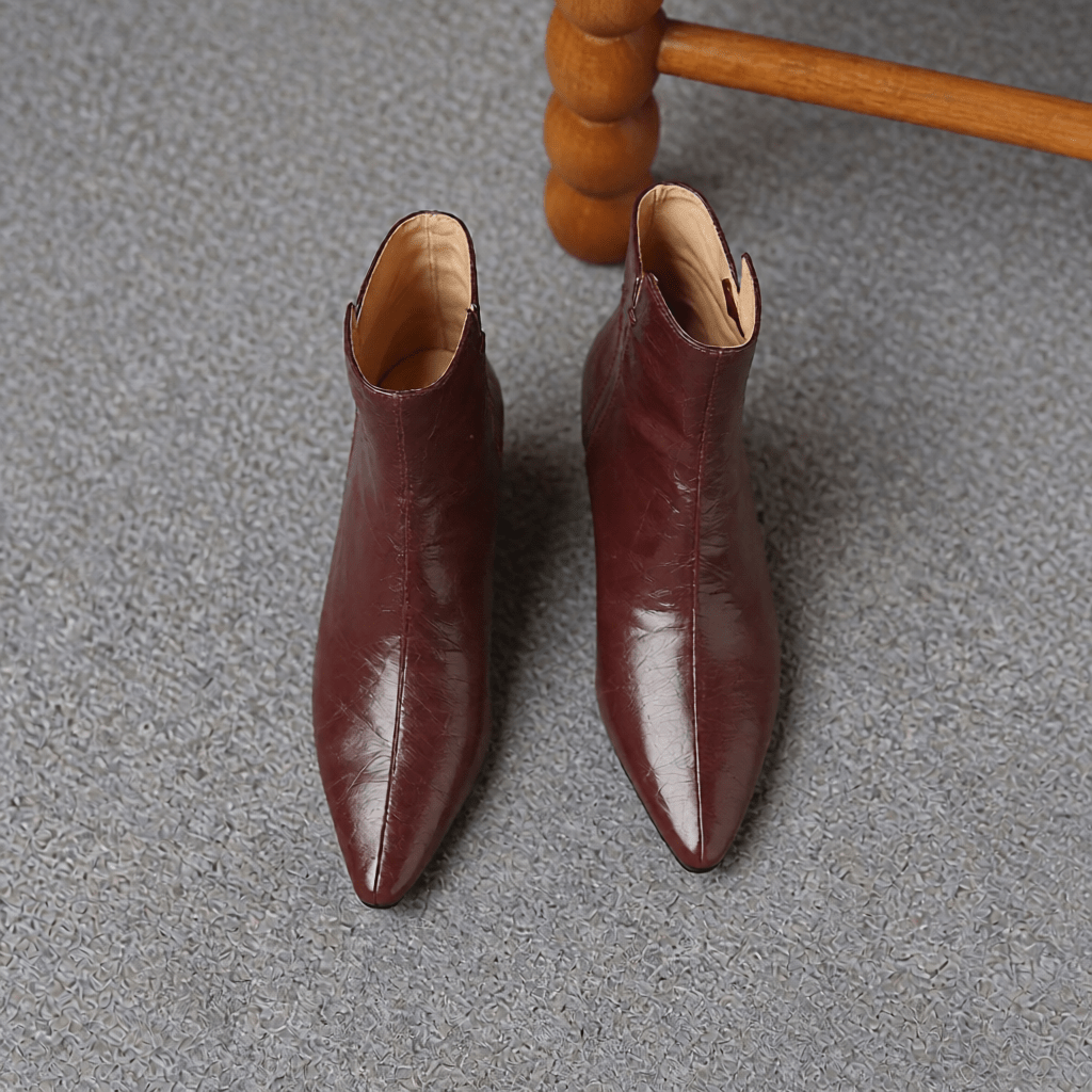 Premium Klyra Genuine Leather Ankle Boots for Women - Stylish & Durable Footwear