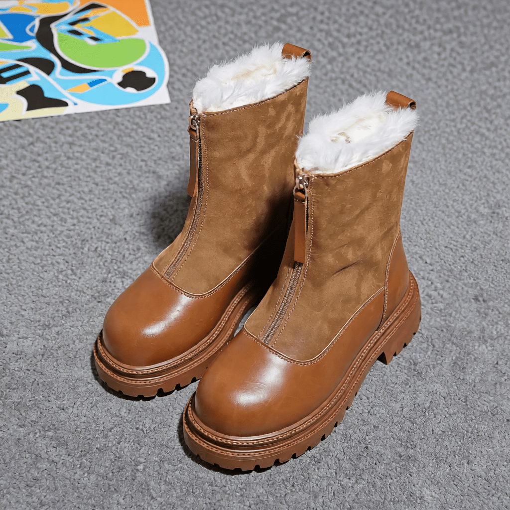 Stylish Berlin Leather Ankle Boots for Women - Trendy Fashion Footwear for All Seasons