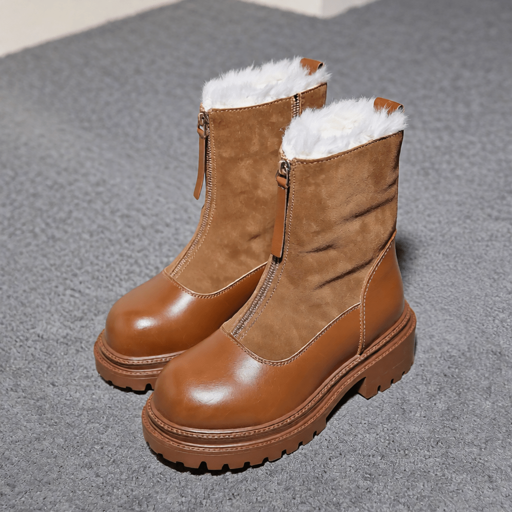 Stylish Berlin Leather Ankle Boots for Women - Trendy Fashion Footwear for All Seasons