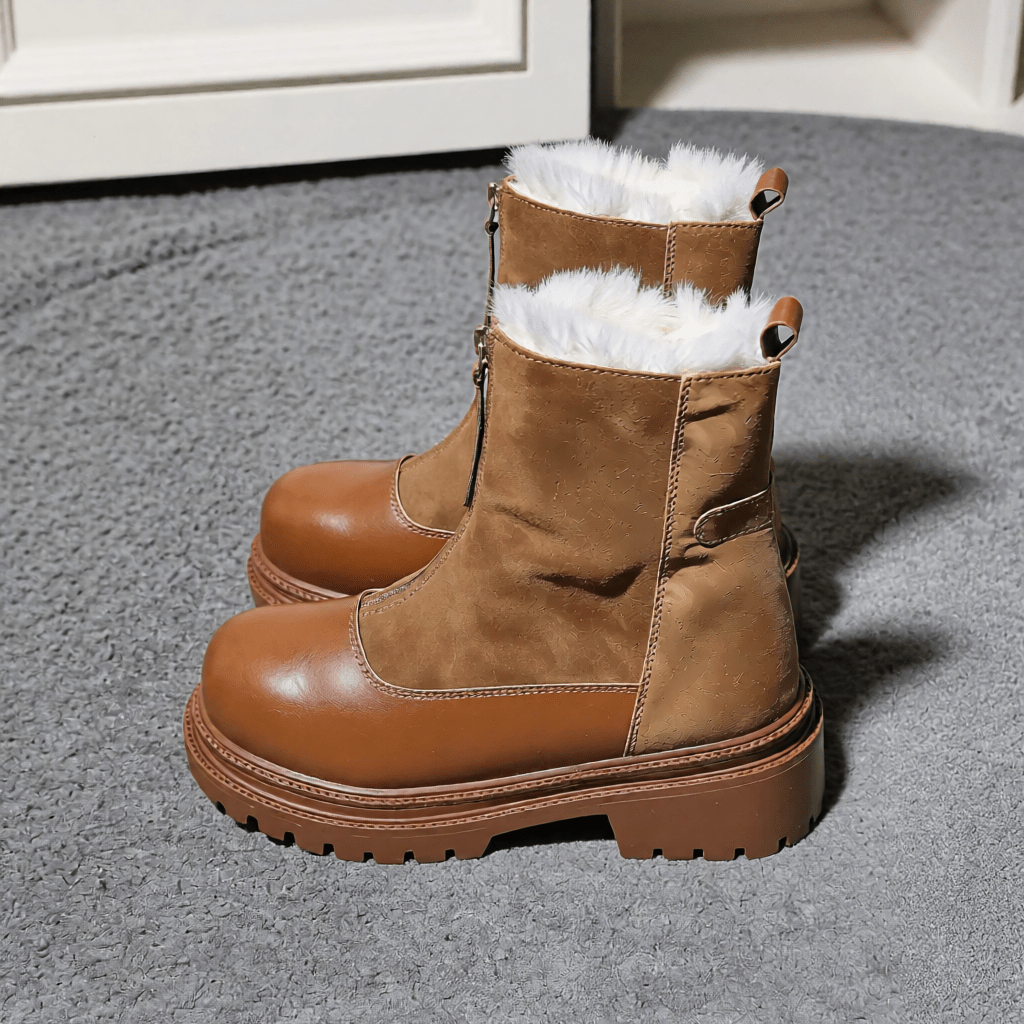 Stylish Berlin Leather Ankle Boots for Women - Trendy Fashion Footwear for All Seasons