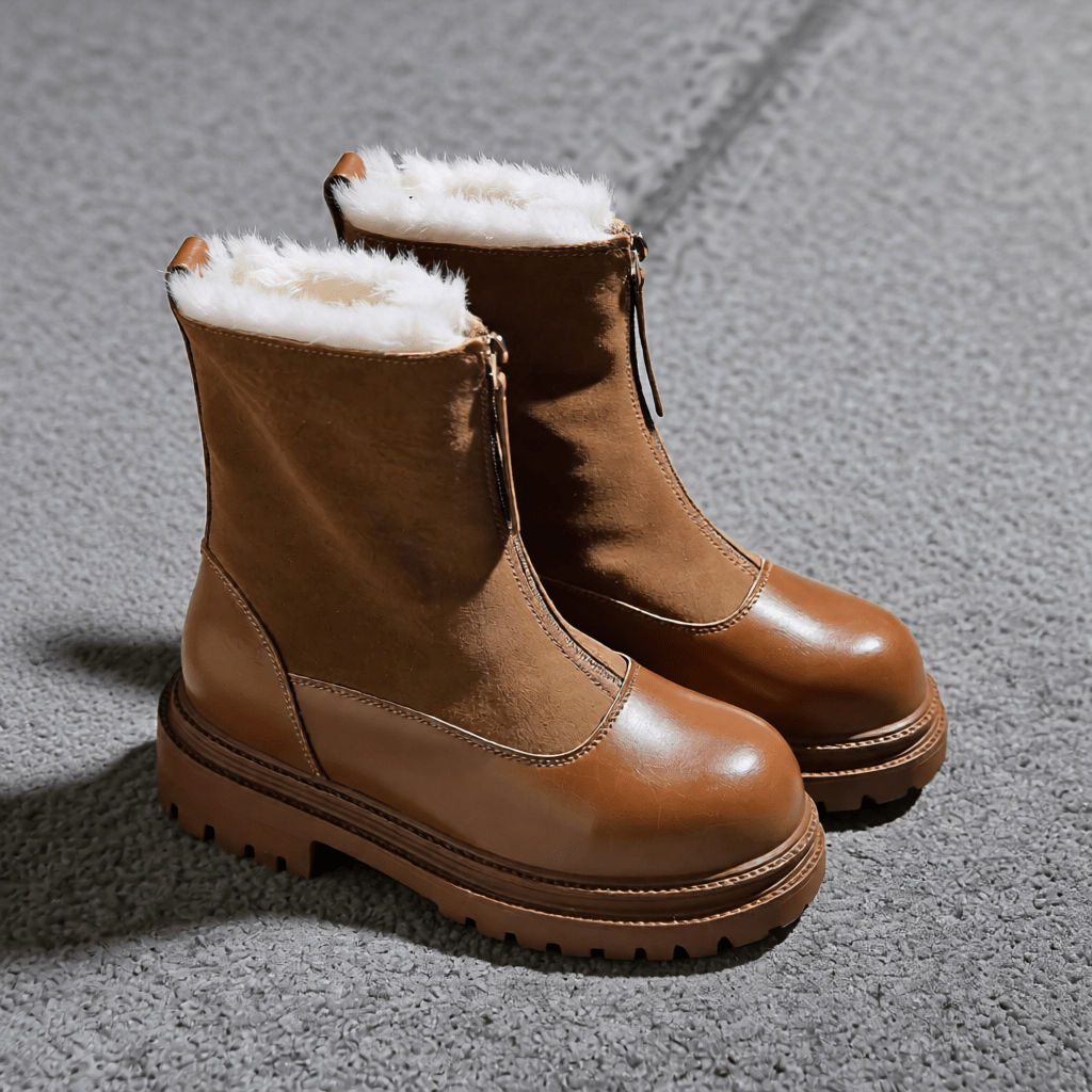 Stylish Berlin Leather Ankle Boots for Women - Trendy Fashion Footwear for All Seasons