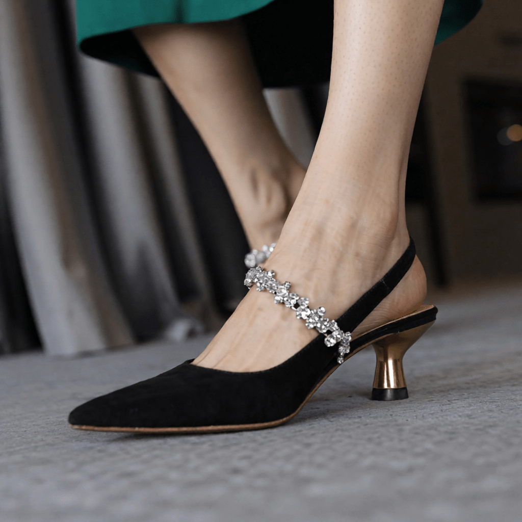 Stylish Crysel Kitten Heels for Women - Elegant Dress Shoes for Any Occasion