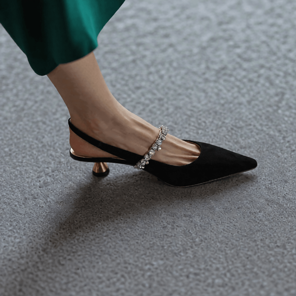 Stylish Crysel Kitten Heels for Women - Elegant Dress Shoes for Any Occasion