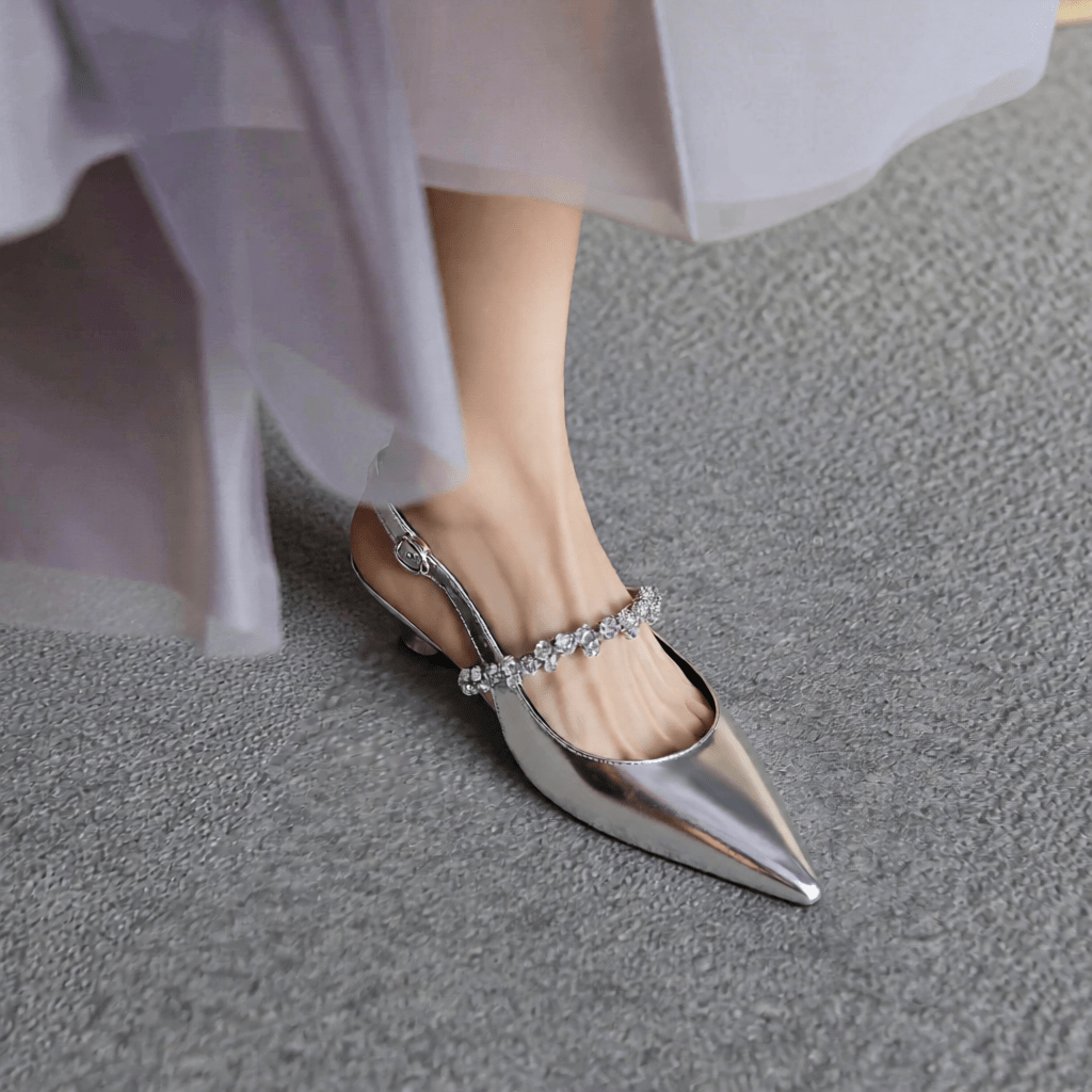 Stylish Crysel Kitten Heels for Women - Elegant Dress Shoes for Any Occasion