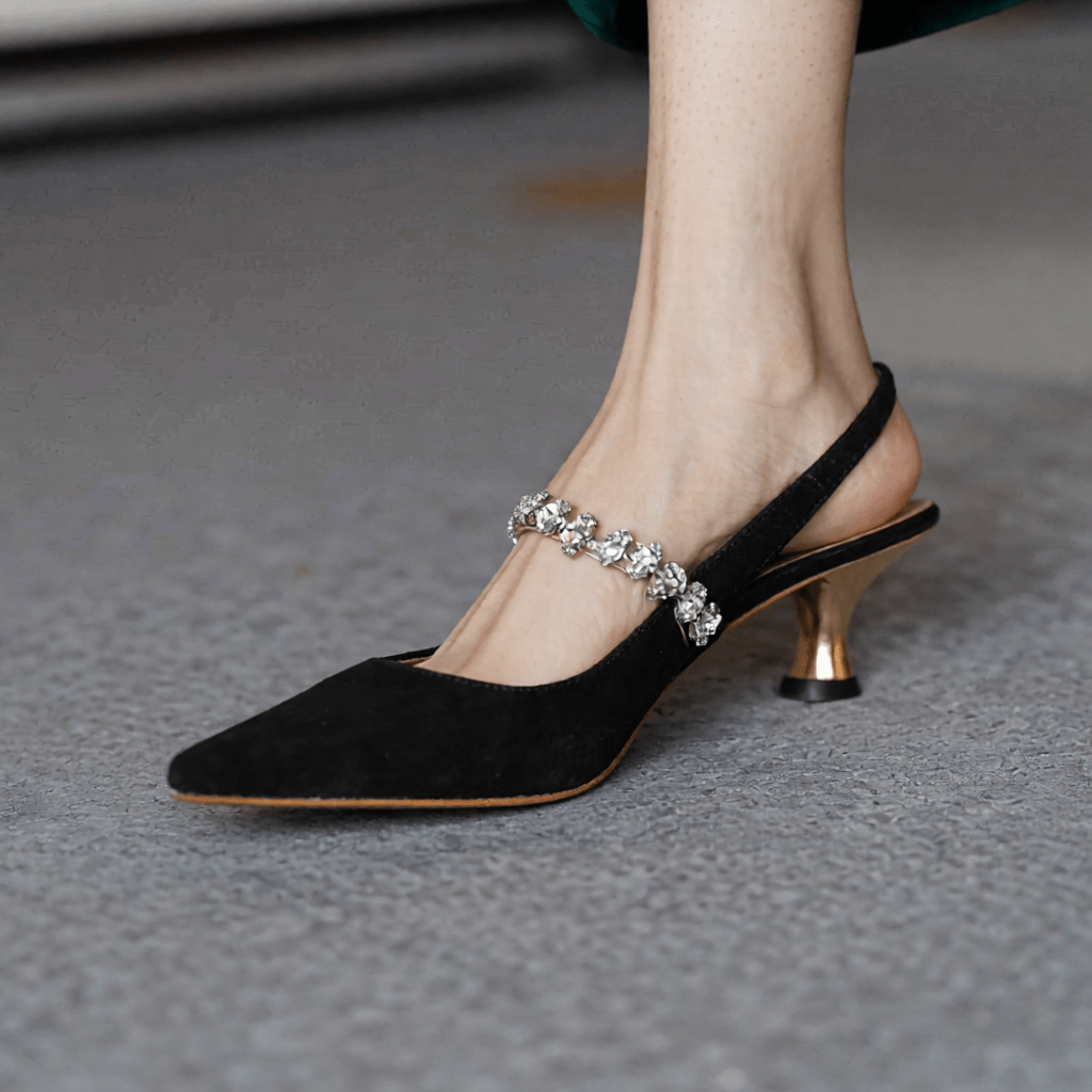 Stylish Crysel Kitten Heels for Women - Elegant Dress Shoes for Any Occasion