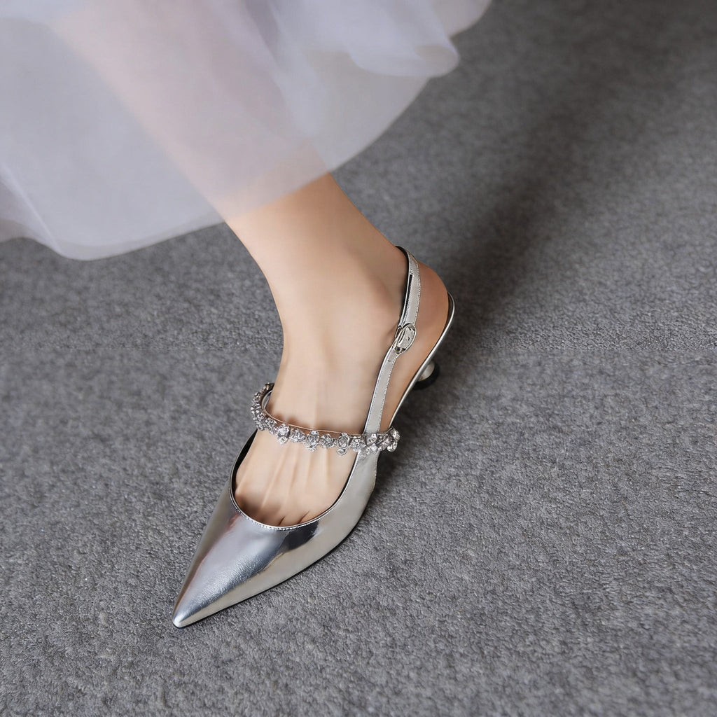 Stylish Crysel Kitten Heels for Women - Elegant Dress Shoes for Any Occasion