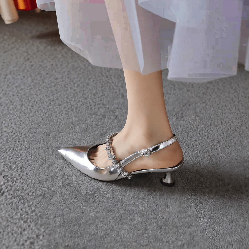 Stylish Crysel Kitten Heels for Women - Elegant Dress Shoes for Any Occasion