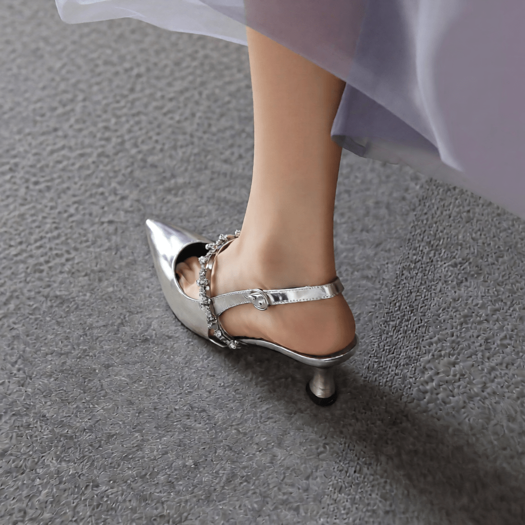 Stylish Crysel Kitten Heels for Women - Elegant Dress Shoes for Any Occasion