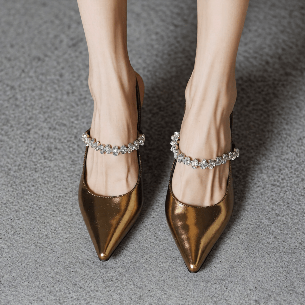 Stylish Crysel Kitten Heels for Women - Elegant Dress Shoes for Any Occasion