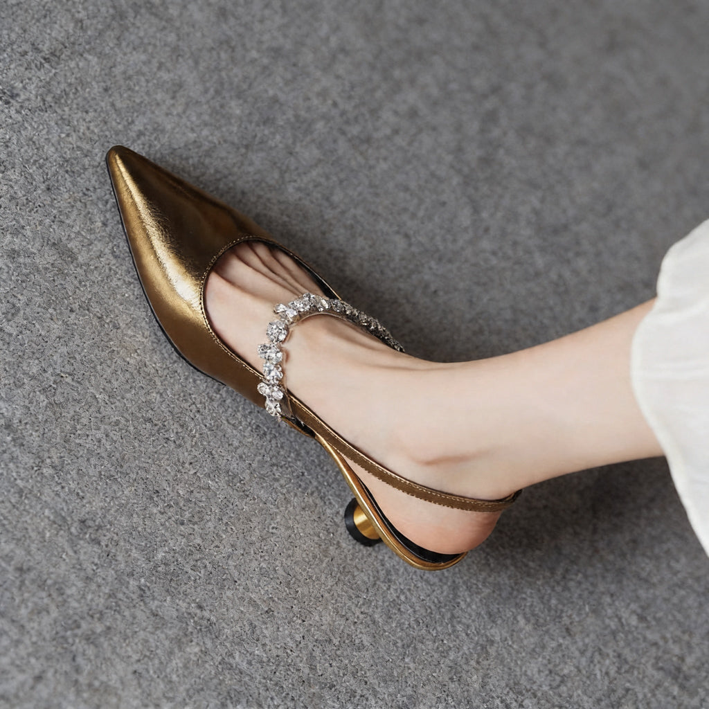 Stylish Crysel Kitten Heels for Women - Elegant Dress Shoes for Any Occasion