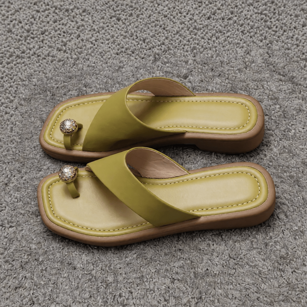 Stylish Daisy Leather Sandals for Women - Comfortable Summer Footwear
