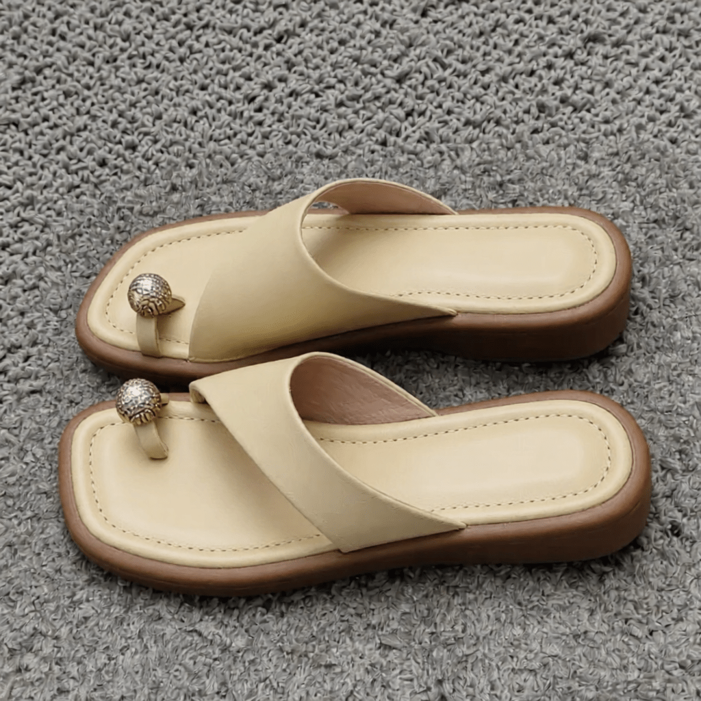 Stylish Daisy Leather Sandals for Women - Comfortable Summer Footwear