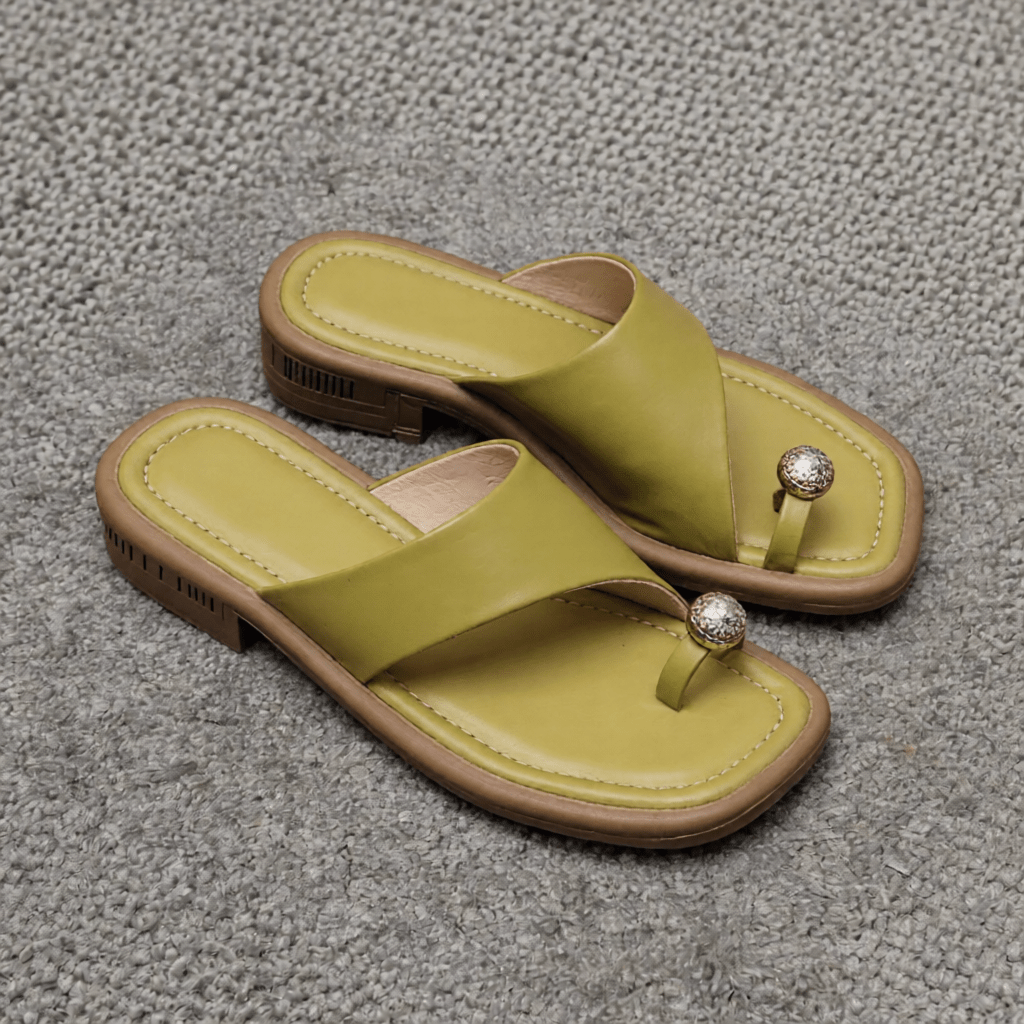 Stylish Daisy Leather Sandals for Women - Comfortable Summer Footwear