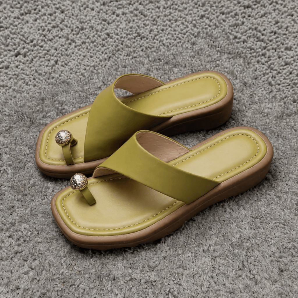 Stylish Daisy Leather Sandals for Women - Comfortable Summer Footwear